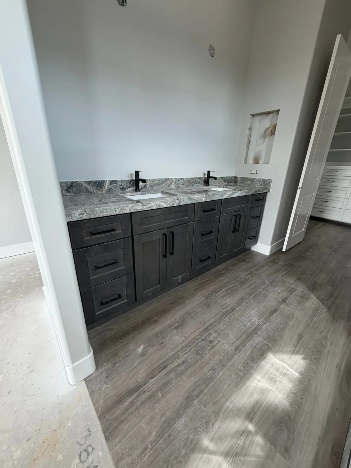 Custom bathroom vanity and cabinet installation by Ramos Cabinetry and Construction in Gilbert, AZ