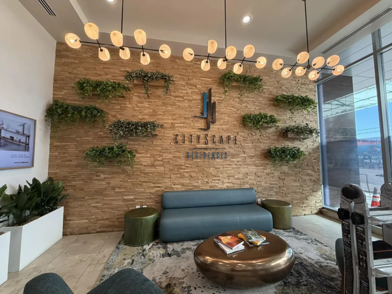 Commercial wood wall feature and finish carpentry by Ramos Cabinetry and Construction in Scottsdale, AZ