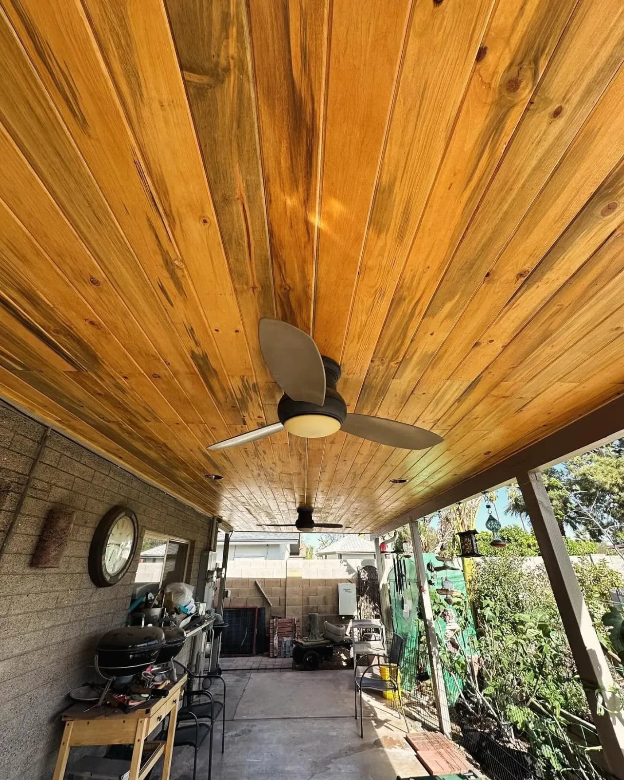 Wood ceiling finish carpentry detail by Ramos Cabinetry and Construction in Mesa, AZ