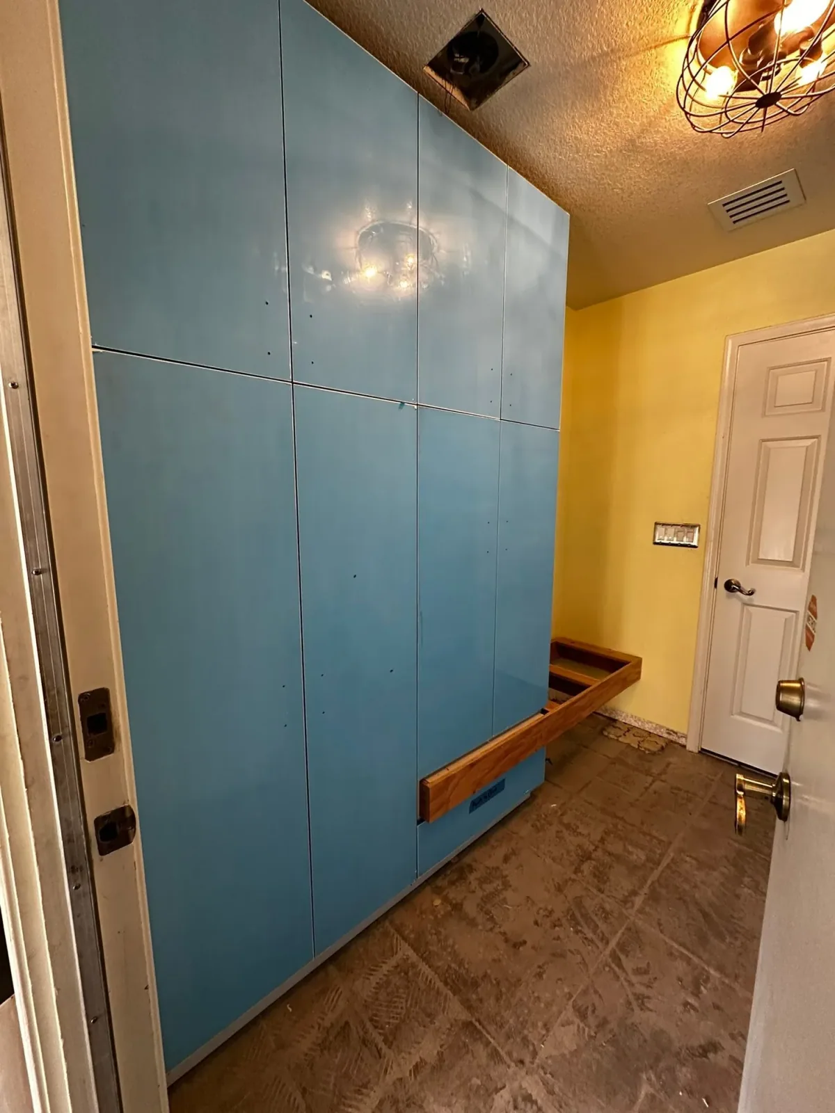 Interior remodeling progress and carpentry prep by Ramos Cabinetry and Construction in Tempe, AZ