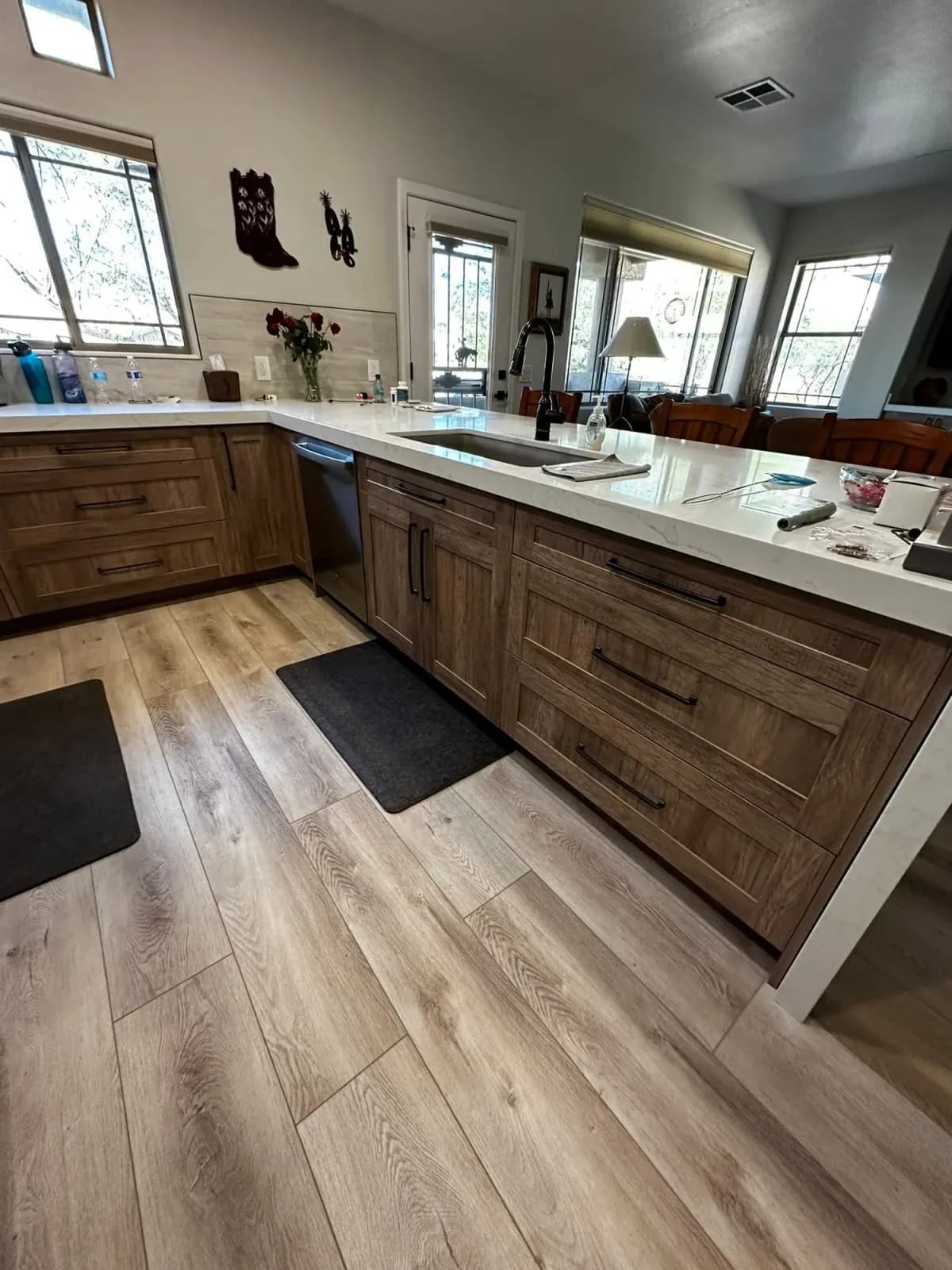 Custom kitchen remodel with cabinet installation by Ramos Cabinetry and Construction in Scottsdale, AZ